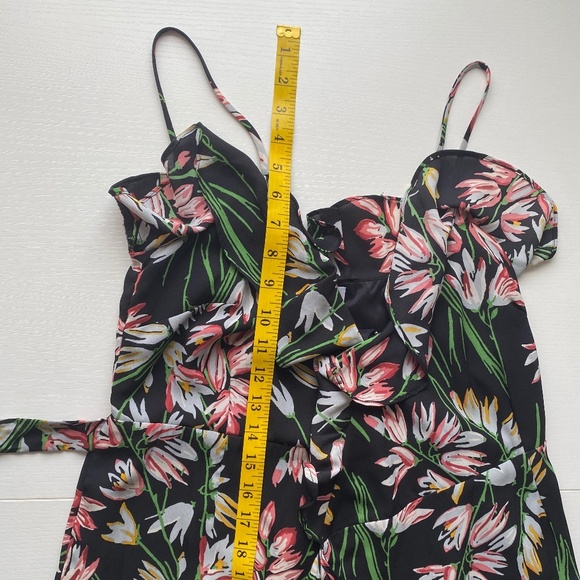 Likely Rae Ruffled Floral Maxi Wrap Dress Size 4 - Picture 14 of 16